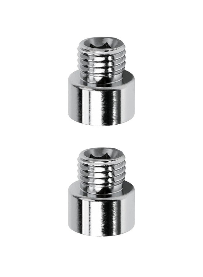 Aitchcy Brass Converter Nipple | 3/4 Inch Female to 1/2 Inch Male Thread Adapter Nipple for Connecting Hand Shower to Wall Mixer | Adapter for Plumbing Applications (Pack of 2) - Image 1